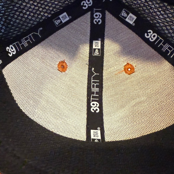 Texas Longhorns New Era 39Thirty fitted hat cap mens Medium/Large black orange - Picture 7 of 7